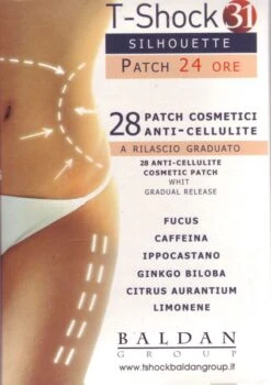 Centro Messegue T-Shock 31 Silhouette Patch 24 Anti-cellulite 28 Patch Cosmetici