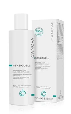 Canova Sensiquell Bagno Oleato Detergente Ed Emolliente Pelli Sensibili 250ml