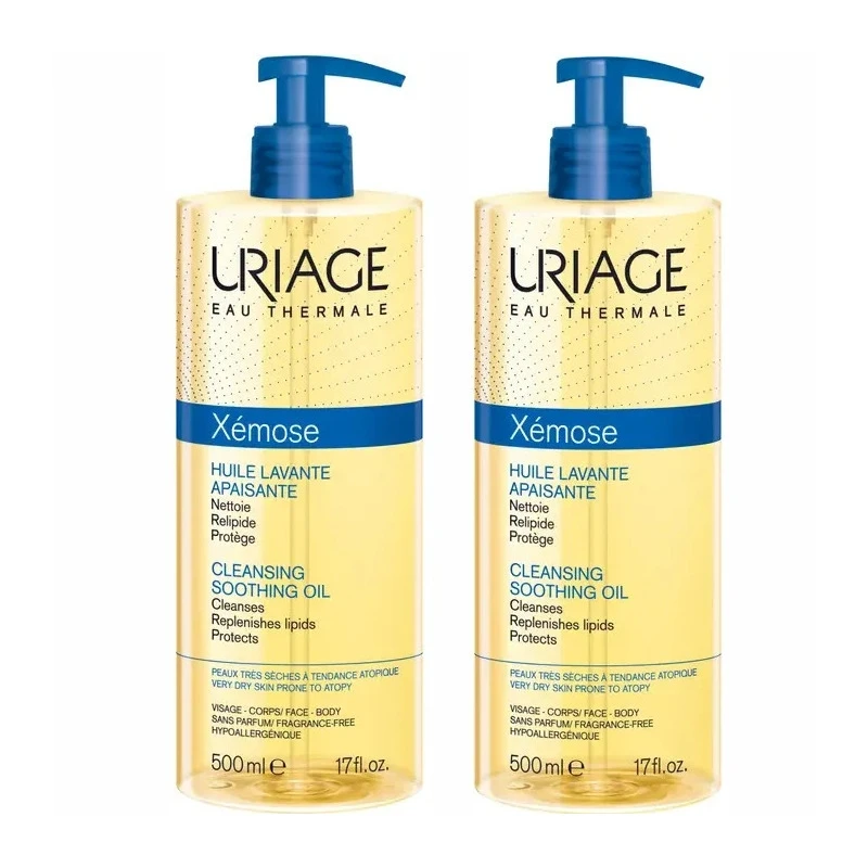 Uriage Xemose Olio Detergente 2x500ml 3 Uriage Xemose Olio Detergente 2x500ml