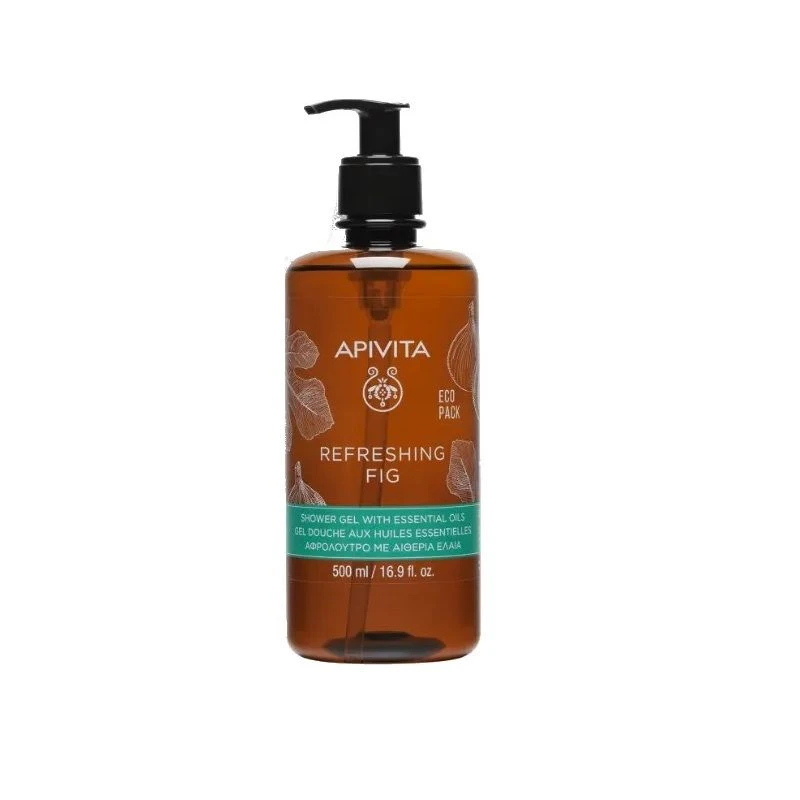 Apivita Refreshing Gel Fig Shower Gel Gel Doccia 500ml 3 Apivita Refreshing Gel Fig Shower Gel Gel Doccia 500ml