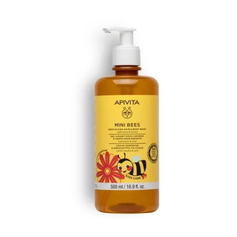 Apivita Mini Bees Detergente Corpo E Capelli Delicato Bimbi 500ml 3 Apivita Mini Bees Detergente Corpo E Capelli Delicato Bimbi 500ml