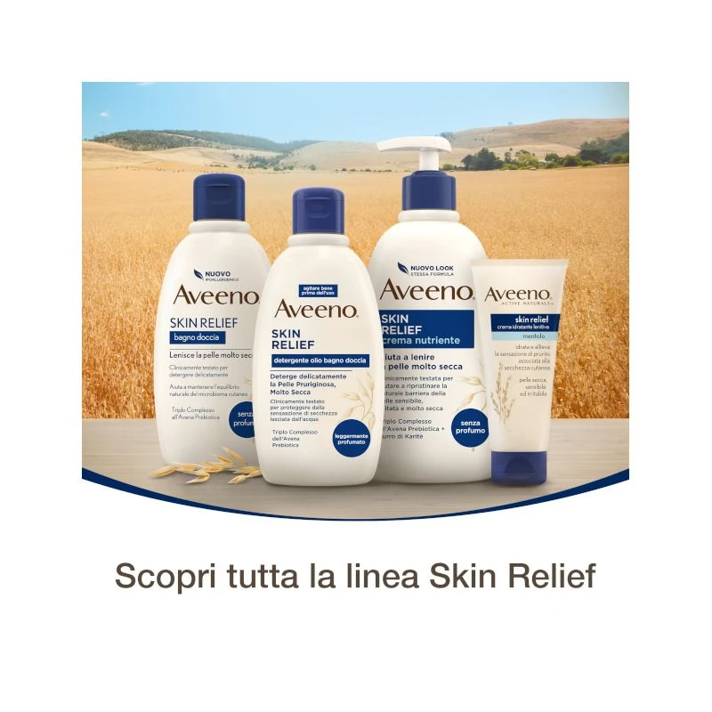 Aveeno Skin Relief Lotion Crema Lenitiva Per Pelli Secche 300ml 9 Aveeno Skin Relief Lotion Crema Lenitiva Per Pelli Secche 300ml - immagine 7