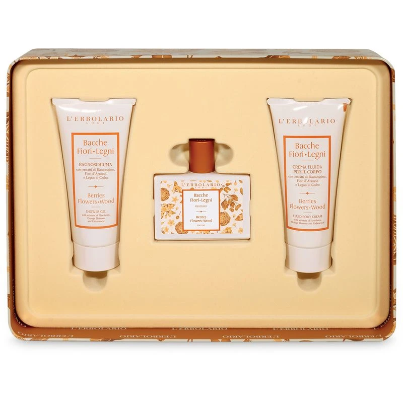 L'Erbolario Segreti Di Bellezza Trio Bacche Fiori Legni Profumo 50ml + Bagnoschiuma 100ml + Crema Fl 5 L'Erbolario Segreti Di Bellezza Trio Bacche Fiori Legni Profumo 50ml + Bagnoschiuma 100ml + Crema Fl - immagine 3