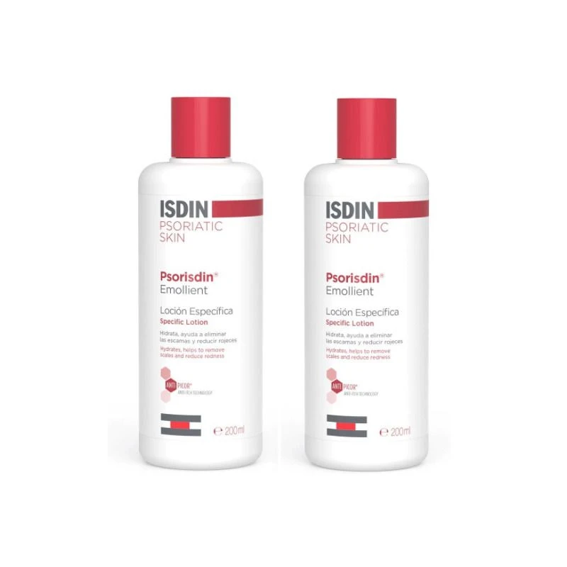 Isdin Psorisdin Lozione Corpo Emolliente Double Pack 2x200ml 3 Isdin Psorisdin Lozione Corpo Emolliente Double Pack 2x200ml