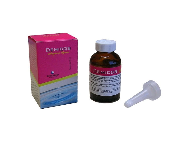 Biogroup Srl Demicos Soluzione Topica 30ml 3 Biogroup Srl Demicos Soluzione Topica 30ml