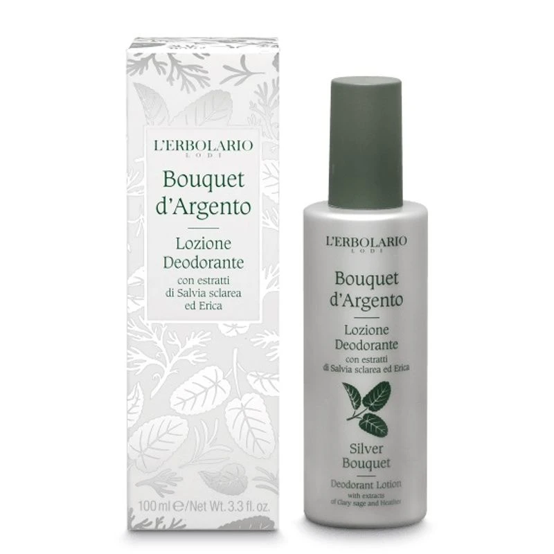 L'erbolario Bouquet D'Argento Lozione Deodorante 100ml 3 L'erbolario Bouquet D'Argento Lozione Deodorante 100ml