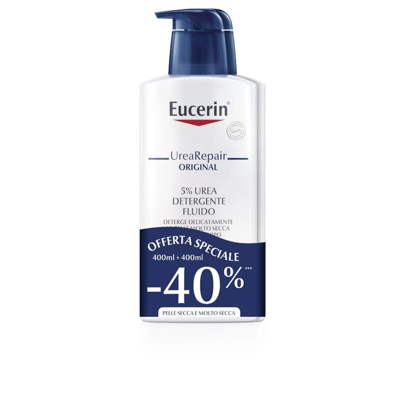 Eucerin Urearepair 5% Urea Detergente Fluido 2 X400ml 3 Eucerin Urearepair 5% Urea Detergente Fluido 2 X400ml