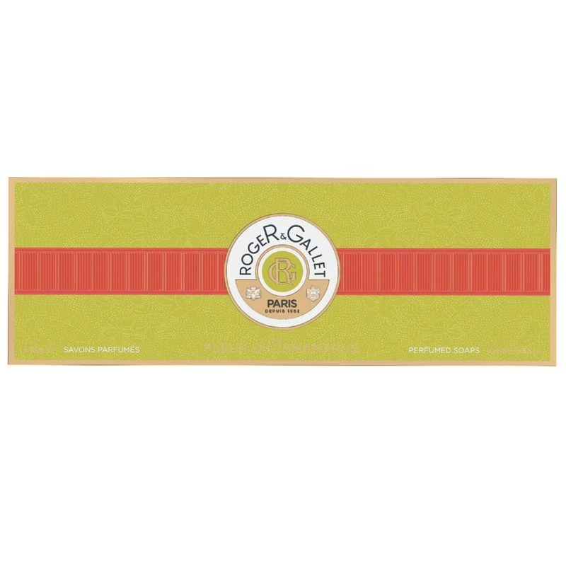 Roger & Gallet Fleur D'Osmanthus Saponetta Coffret 3x100g 3 Roger & Gallet Fleur D'Osmanthus Saponetta Coffret 3x100g