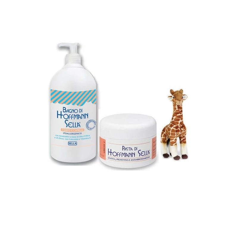 Hoffmann Bag Inverno Pasta 75ml + Bagno Corpo Capelli 300ml + 1 Peluche 4 Hoffmann Bag Inverno Pasta 75ml + Bagno Corpo Capelli 300ml + 1 Peluche - immagine 2