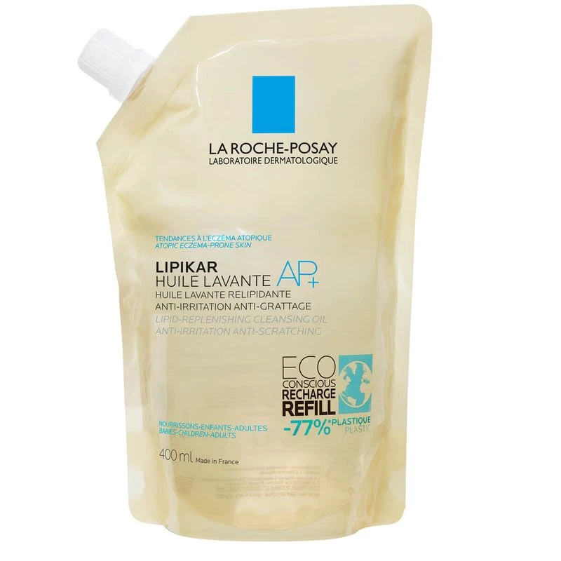 La Roche-Posay Lipikar Huile Lavante AP+ Olio Detergente Ricarica 400ml 3 La Roche-Posay Lipikar Huile Lavante AP+ Olio Detergente Ricarica 400ml
