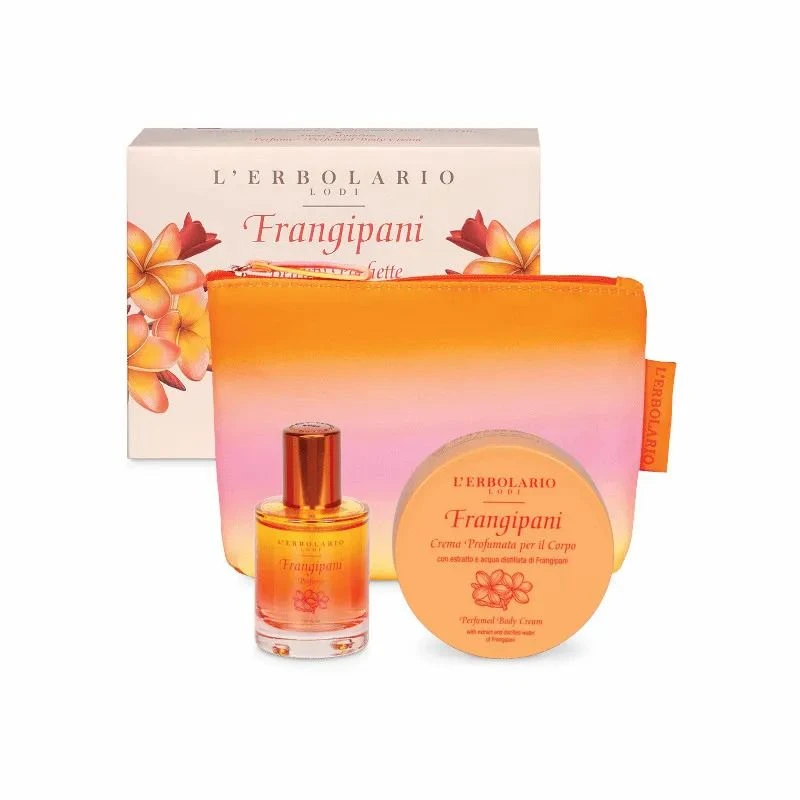 L'Erbolario Beauty Pochette Dolci Attimi Frangipani Profumo 30ml + Crema Corpo 75ml + Pochette 3 L'Erbolario Beauty Pochette Dolci Attimi Frangipani Profumo 30ml + Crema Corpo 75ml + Pochette