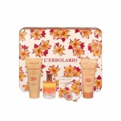 L'Erbolario Segreti Di Bellezza Trio Frangipani Profumo 50ml + Bagnogel 100ml + Crema Corpo 100ml +