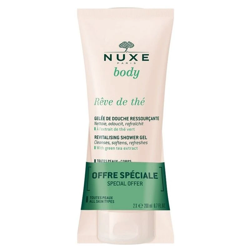 Nuxe Rêve De Thé Gel Doccia Rigenerante 2x200ml 3 Nuxe Rêve De Thé Gel Doccia Rigenerante 2x200ml