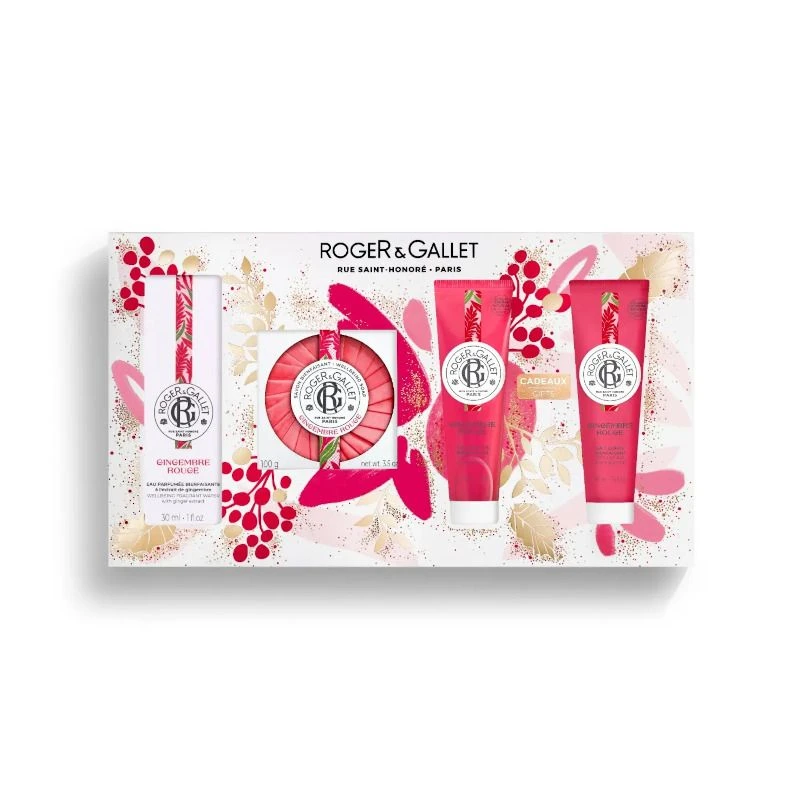 Roger & Gallet Set Gingembre Rouge Edt 30ml + Gel Doccia 50ml + Latte Corpo 50ml + Saponetta 100g 3 Roger & Gallet Set Gingembre Rouge Edt 30ml + Gel Doccia 50ml + Latte Corpo 50ml + Saponetta 100g