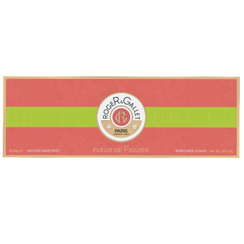 Roger & Gallet Fleur De Figuier Saponetta Coffret 3x100g 3 Roger & Gallet Fleur De Figuier Saponetta Coffret 3x100g