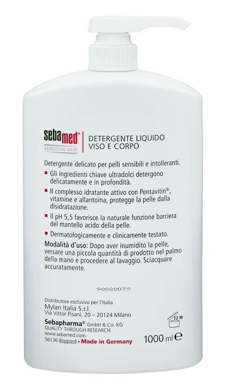 SebaMed Liquido Per Pelli Sensibili 1000ml 5 SebaMed Liquido Per Pelli Sensibili 1000ml - immagine 3