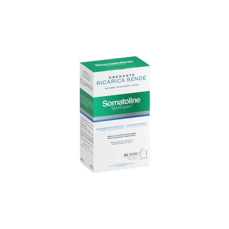 Somatoline SkinExpert Bende Snellenti Drenanti Ricarica 3 Trattamenti 3 Somatoline SkinExpert Bende Snellenti Drenanti Ricarica 3 Trattamenti