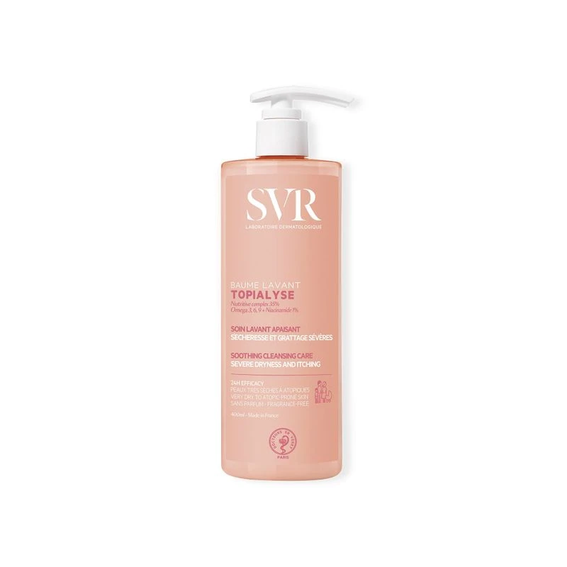 Laboratoires SVR SVR Topialyse Baume Lavant Trattamento Detergente Lenitivo E Anti-prurito 400ml 3 Laboratoires SVR SVR Topialyse Baume Lavant Trattamento Detergente Lenitivo E Anti-prurito 400ml